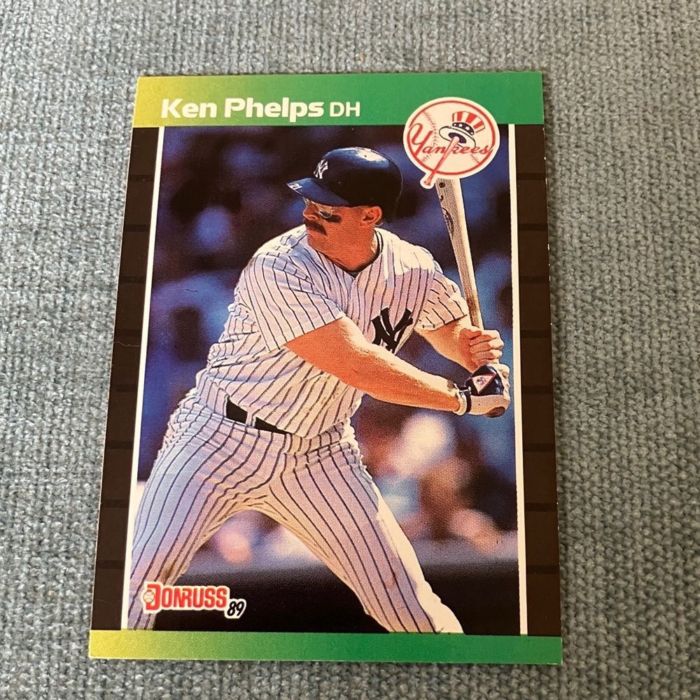 1989 Donruss New York Yankees Baseball Card Trading Card
